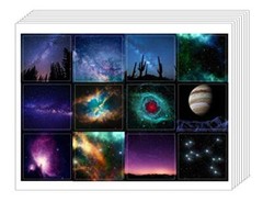 Galaxy Stickers (10-Set)