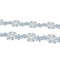 Creative Memories Dancing Snowflakes 12” Layered Border Cardstock Die Cut Shapes