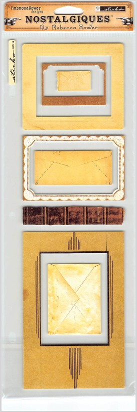 Rare NIP Sticko NOSTALGIQUES Stickers – VINTAGE FRAMES Sticker Collage