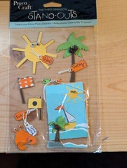 Provo Craft Stand-Outs Lot of 3 Beach Theme NIP