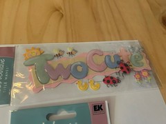 JOLEE *TWO CUTE *RUBBER DUCKIES and *PINK SHEEP + MOON Scrapbook Sticker LOT!
