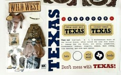 Scrapbooking Texas Paper Leather Cord Stickers Stamps Tags Brads All New