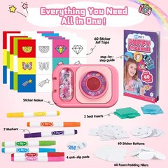 Sticker Maker Kit for Kids – DIY Unicorn Puffy Sticker Art & Crafts Kit for G…