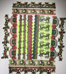 Anna Griffin Holiday Border Stickers 14 Pieces