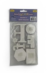 Forever In Time Dimensional Monogram Chipboard Letter “F” Stickers 3D