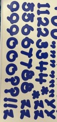 KID’S BLUE ALPHABET Stickers (125+pc)Provo•Card Making •Letters•Words•Journaling