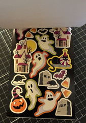 Recollections HALLOWEEN Stickers Book – 6 Sheets – Item #156791