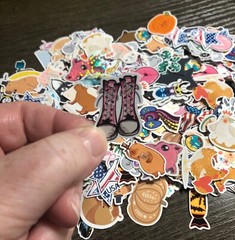 50 mini mystery bundle of stickers, tiny stickers, phone case, laptop, ephemera