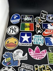 Set Of 32 Back To School Stickers, Sports, Advertising 💥Lot 1