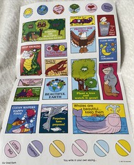 Vtg 90s NEW Stickers Troll Associates Reading Book Club School Our Great Earth