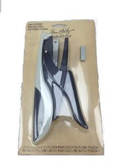 Tim Holtz Tiny Attacher Stapler with 100 Tiny Staples for Scrapbooking Crafting