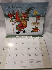 2025 Wall Calendar & Desk Planner Set*Cute Gnomes*Susan Winget Art*Boys Town*New