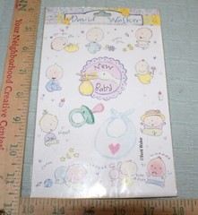 David Walker Baby Die-Cut Frame Decorative Craft NEW Fast Ship