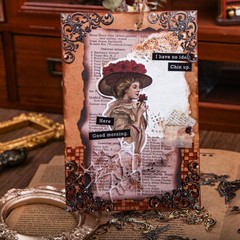 96 Pcs Vintage Corner Aesthetic Stickers Decorative Cover Book Scrapbooking C…