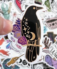 WITCH SPIRITUAL Stickers, 50pcs, Witchy, magic, potion, magic ball decal cute
