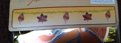 Hello Fall Leaves Garland With Matalic Cutouts Set of Two