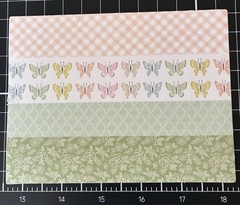 Crate Paper GINGHAM GARDEN Card Making Kit – One card assembled