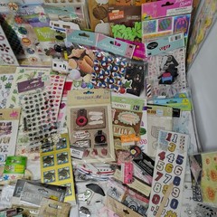 175+ Pieces Huge Lot Scrapbooking Stickers Embellishments NEW Many Occasions