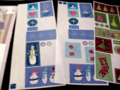Lot of Stickers, Christmas, Cheer. Whimsy, Twinkle, Holly Days, Dazzle.