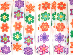 30 Colorful Retro Flower Stickers/Scrapbooking/Planners/Crafts/Journals/1 inch
