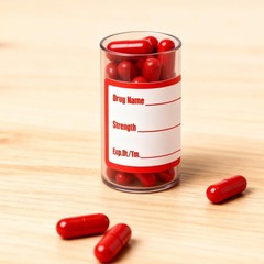 500Pcs Drug Name Label Stickers Medication Strength Stickers 1×2 Inch-Veterin…