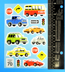 Vintage American Greetings Transportaion Vehicles Kids Sticker Sheet AGC