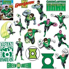 GREEN LANTERN VARIETY DIE CUT VINYL 50 CT STICKER PACK