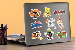 SPACE JAM VARIETY DIE CUT VINYL 50 CT STICKER PACK