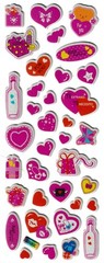 Stickers 3D HEARTS Love Kiss 💓💔💕💖.