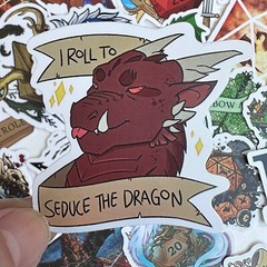 Dungeons and Dragons stickers, 50pcs, fantasy, role playing FREE Shipping*