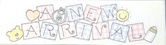 Rare Frances Meyer New Arrival Baby Stickers 1999 Vintage Pastel Newborn 2ct