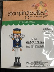 New Stamping Bella Rubber Stamp ODDBALL CHRISTMAS NUTCRACKER WINTER free USA shp