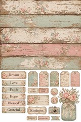 Shabby Chic Embellishments Junk Journal Scrapbook USA PICK A Set
