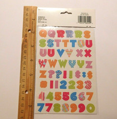 Keepsake Essentials Stickers Lot of 2 Sheets Package ~ABC Fun Letters~Creativity