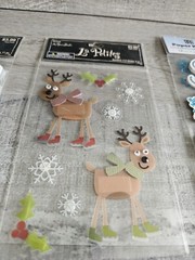 Sticker Lot Christmas Scrapbooking 3D Stickers Holiday Winter RARE Jolee’s #139