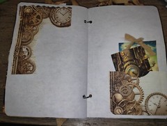 Steampunk Junk Journal Scrapbook USA Seller