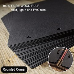 10 Sheets ADVcer 10×10 Scrapbook Refill Pages Black Cardboard Photo Album Paper