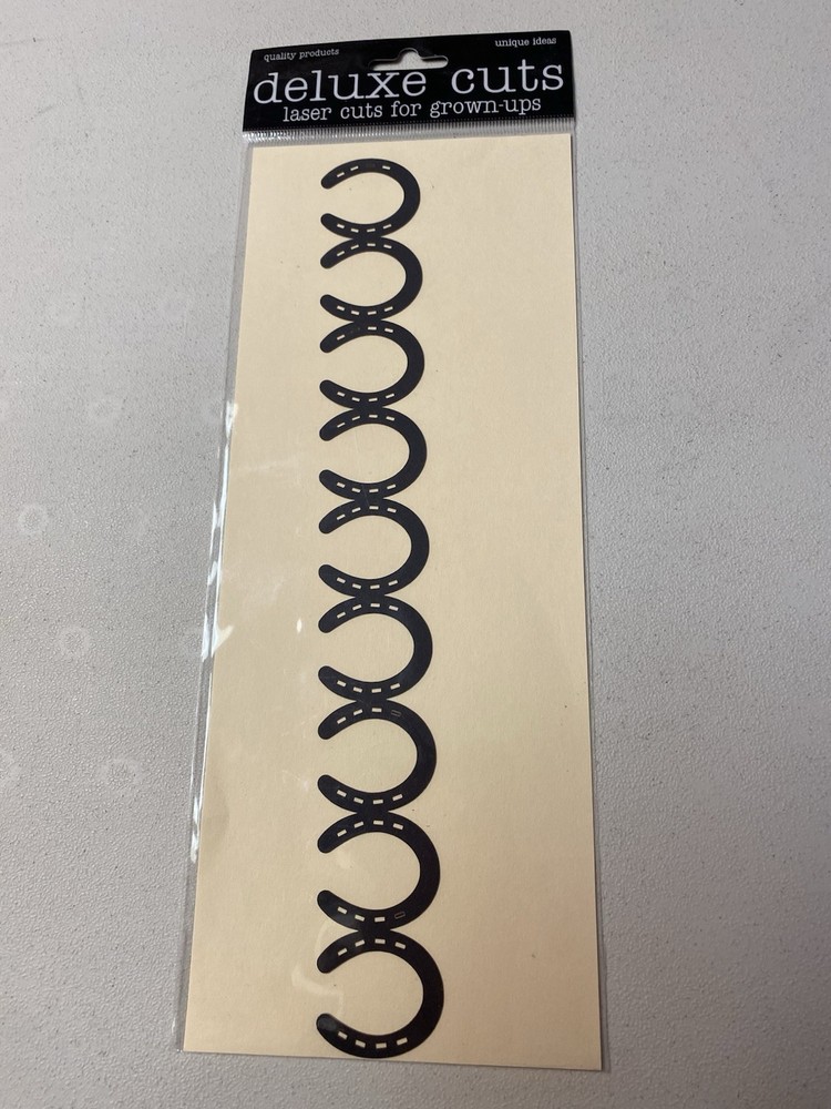 Deluxe Cuts HORSESHOE BORDER Laser Die-Cuts(1pc) NEW