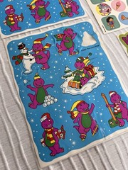 Vintage Sticker Lot – Sandy Lion Dora The Explorer, Barney, Arthur, Nick Jr.