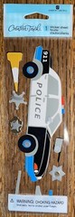 CREATIVE TOUCH Cop Police Car Cones Star Badges 911 Emergency Vehicle Stickers