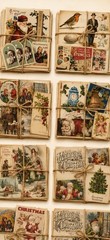 150+ CHRISTMAS Ephemera Lot Junk Journal Grab Bag Scrapbook paper Collage
