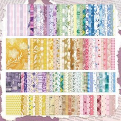 540 PCS Vintage Floral Scrapbook Supplies & Scrapbook Stickers, Junk Journal Sup