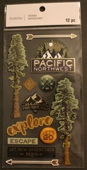 New Recollections Scrapbooking Stickers PACIFIC NORTHWEST Explore Forest Escape
