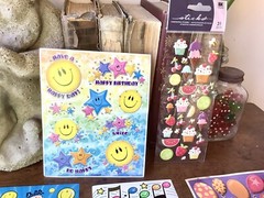 Lot of Vintage Birthday Party Sticker Sheets Loose Complete Unique AGC Hallmark