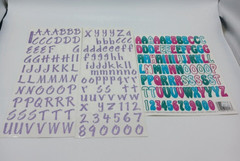 Lot Letters Numbers Alphabet Stickers Scrapbooking Paper Crafting Junk Journal