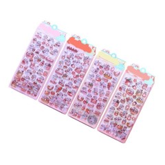 4Pcs Waterproof Silicone Stickers for Phone Case Decorative Accessories
