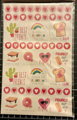 Recollections Creatology VALENTINE’S DAY Sticker Pack – Puffy, Flat 177 pieces