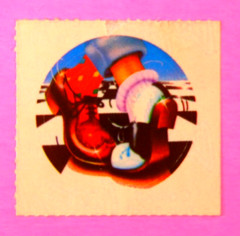 Vintage Lisa Frank Dancing Shoes Checked Floor Sticker