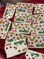 Mrs. Grossman’s Stickers Insects Grasshopper Bugs Big Lot Lady Bugs Caterpillar