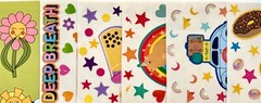 Retro Sticker lot set of 199+ Stickers / Mxd Themes